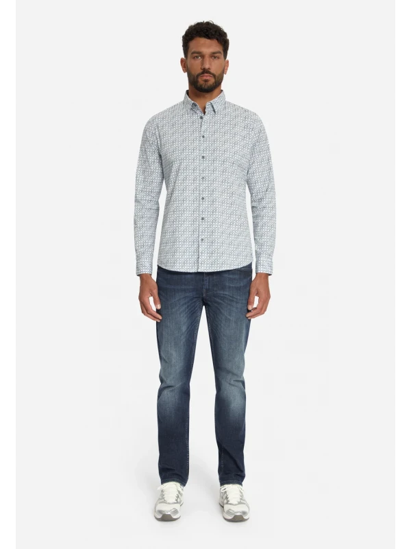 SHIRT STRETCH ALLOVER PRINTED