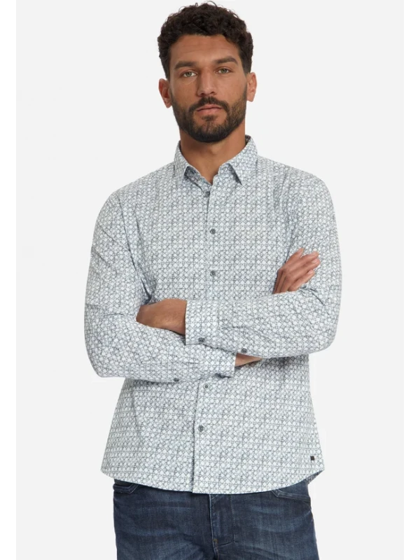 SHIRT STRETCH ALLOVER PRINTED
