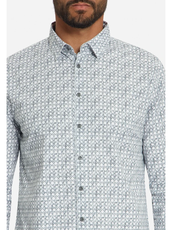 SHIRT STRETCH ALLOVER PRINTED