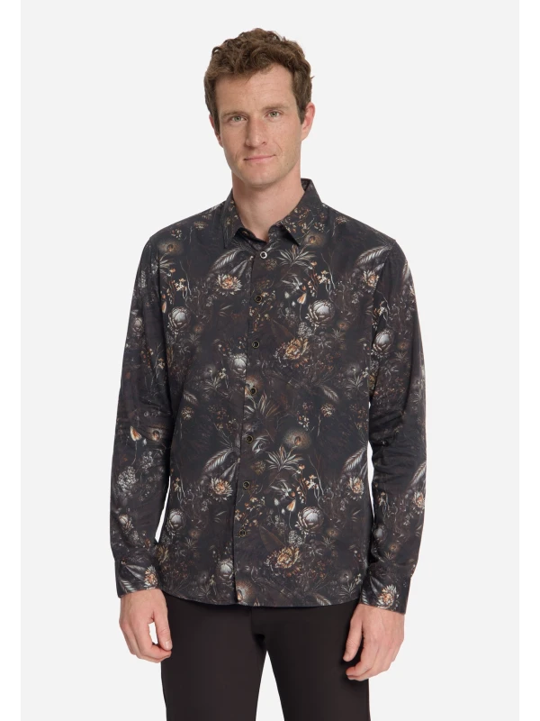 ΠΟΥΚΑΜΙΣΟ ALLOVER PRINTED SATIN WEAVE