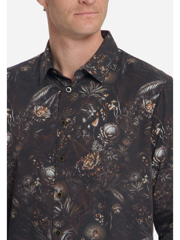 ΠΟΥΚΑΜΙΣΟ ALLOVER PRINTED SATIN WEAVE