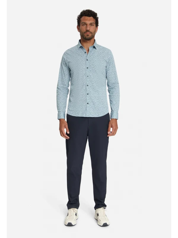 SHIRT STRETCH ALLOVER PRINTED