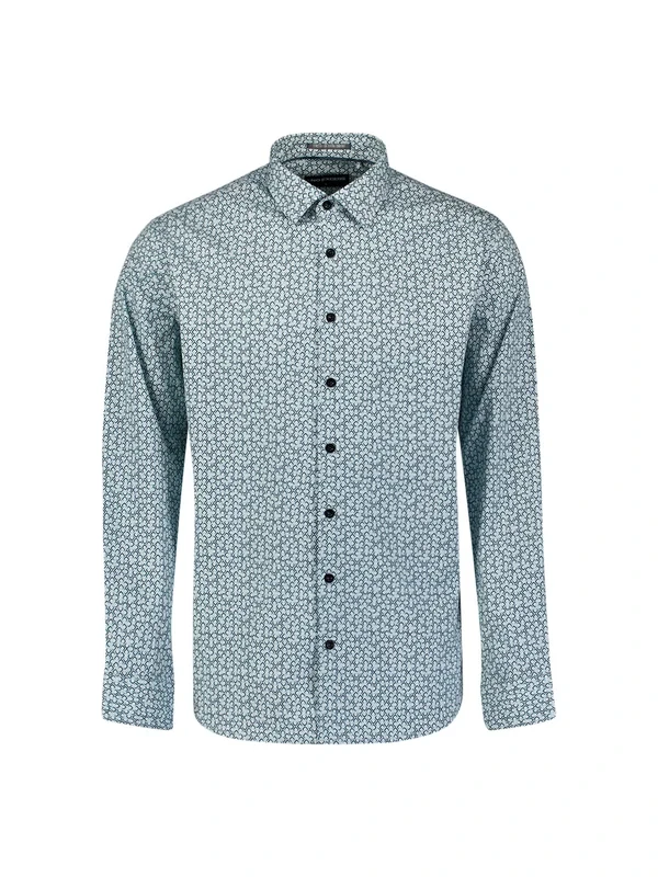 SHIRT STRETCH ALLOVER PRINTED