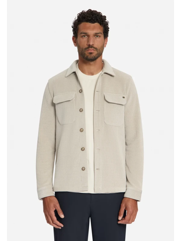 OVERSHIRT FULL BUTTON STRETCΗ ΚΟΤΛΕ