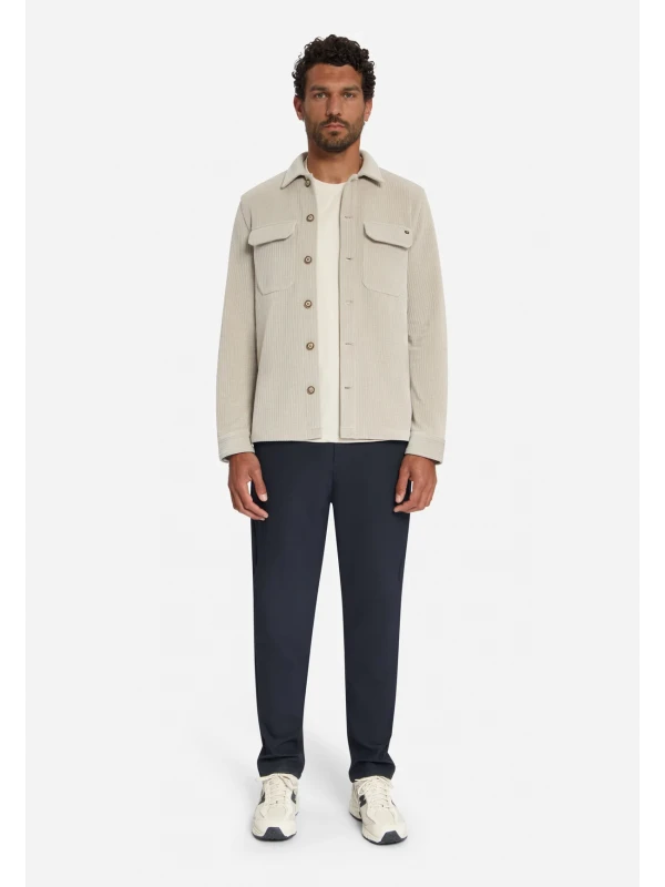 OVERSHIRT FULL BUTTON STRETCΗ ΚΟΤΛΕ