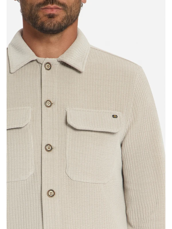 OVERSHIRT FULL BUTTON STRETCΗ ΚΟΤΛΕ