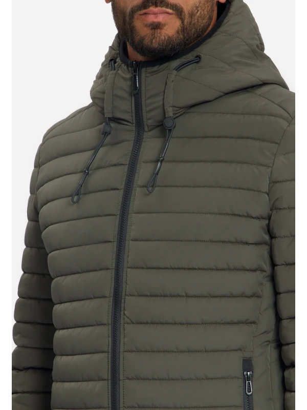 ΜΠΟΥΦΑΝ ΗΟΟDED SHORT FIT PADDED