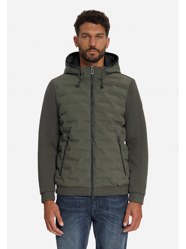 ΜΠΟΥΦΑΝ SHORT FIT HOODED SEALED KNITTED MIX