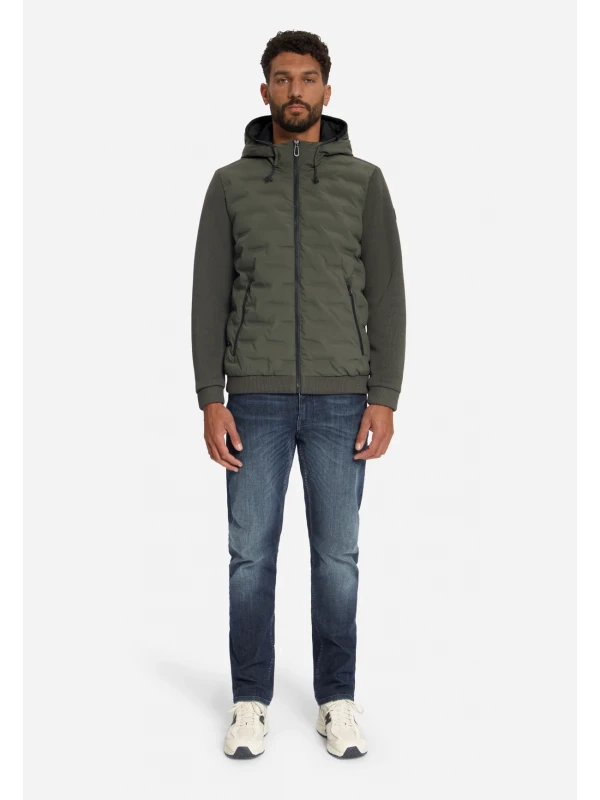 ΜΠΟΥΦΑΝ SHORT FIT HOODED SEALED KNITTED MIX