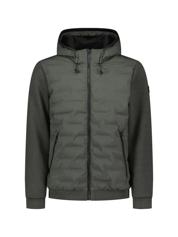 ΜΠΟΥΦΑΝ SHORT FIT HOODED SEALED KNITTED MIX