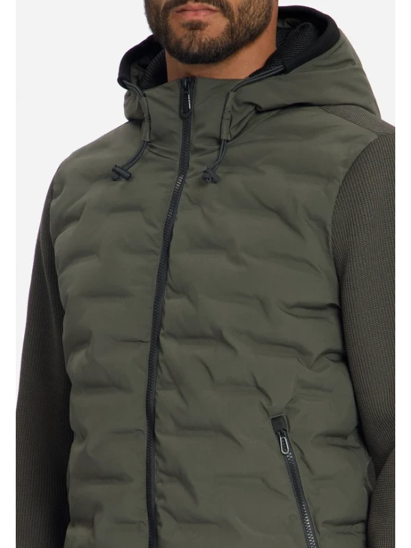 ΜΠΟΥΦΑΝ SHORT FIT HOODED SEALED KNITTED MIX