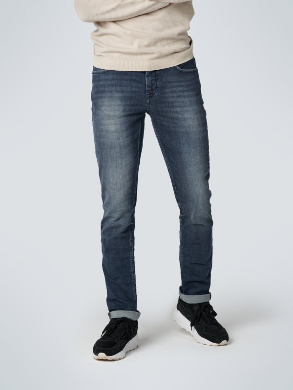 SLIM FIT STONEWASHED STRETCH DENIM