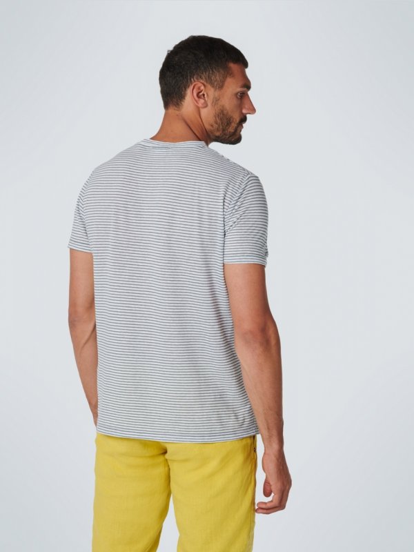 T-SHIRT YARN DYED STRIPES ΑΠΟ ΒΑΜΒΑΚΙ ΚΑΙ ΛΙΝΟ