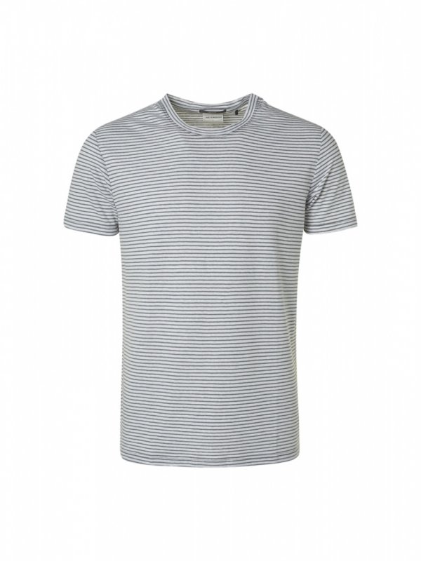 T-SHIRT YARN DYED STRIPES ΑΠΟ ΒΑΜΒΑΚΙ ΚΑΙ ΛΙΝΟ