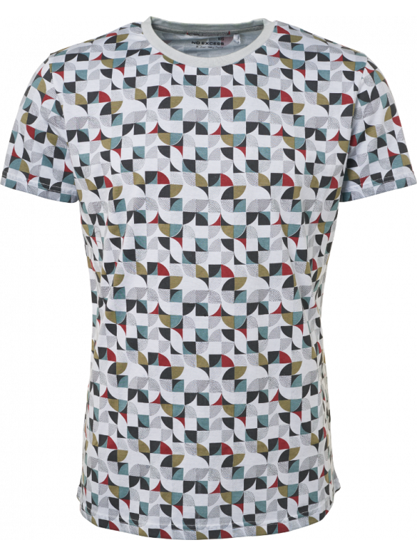 T-SHIRT ALL OVER PRINTED INSIDE COLD DYED