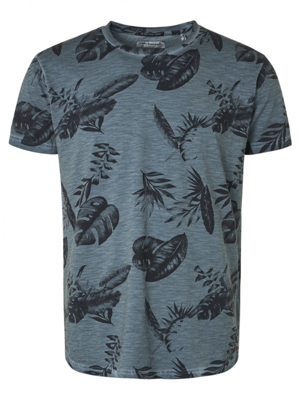 T-SHIRT OUTSIDE COLD DYED LEAVES