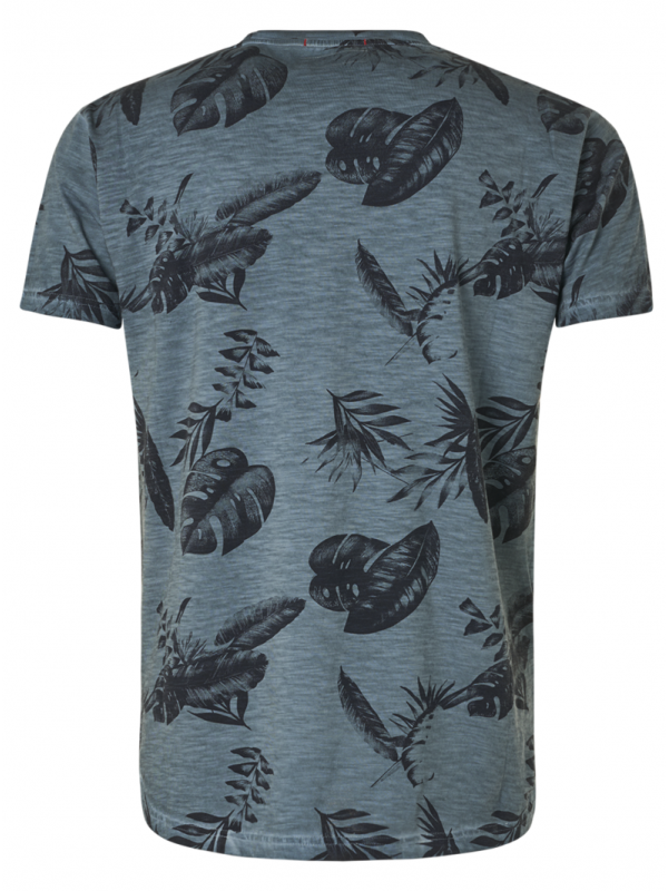 T-SHIRT OUTSIDE COLD DYED LEAVES