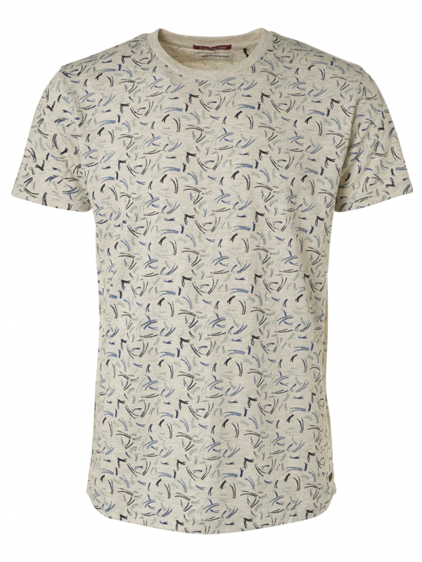 Τ-SHIRT OFF WHITE ALL OVER PRINTED