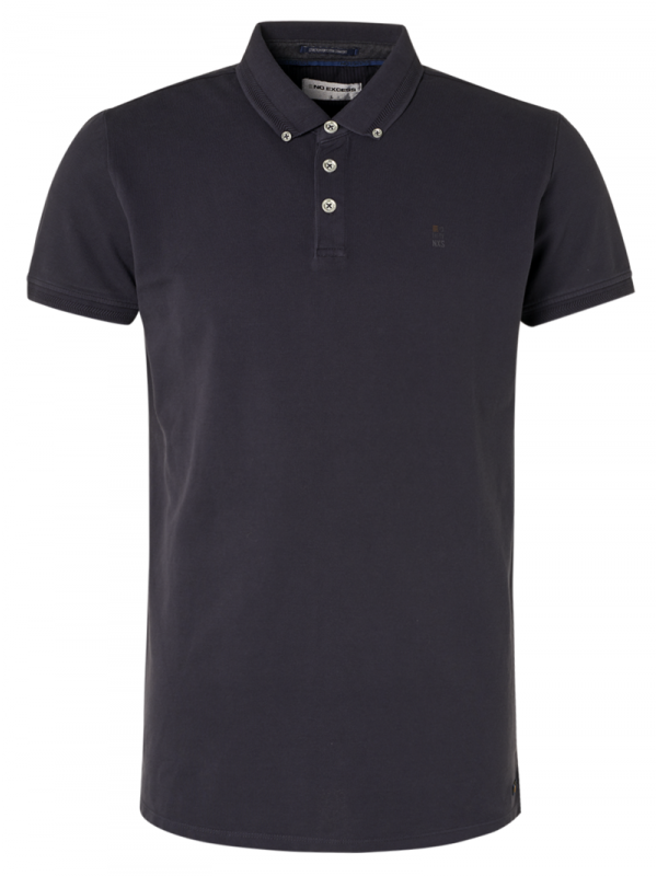 ΜΟΝΟΧΡΩΜΟ STRETCH ΠΟΛΟ ΠΙΚΕ ΠΕΤΡΟΠΛΥΜΕΝΟ GARMENT DYED BUTTON DOWN COLLAR