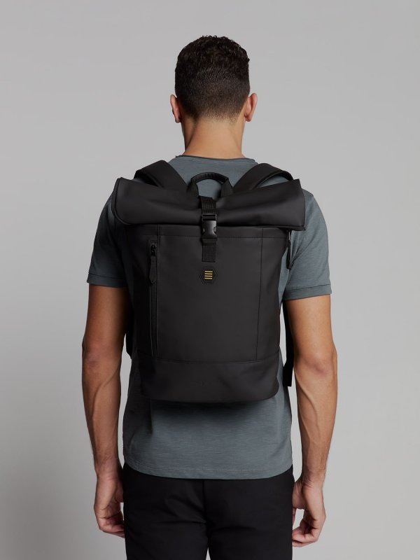 FOLDED TOP WATERPROOF BACKPACK