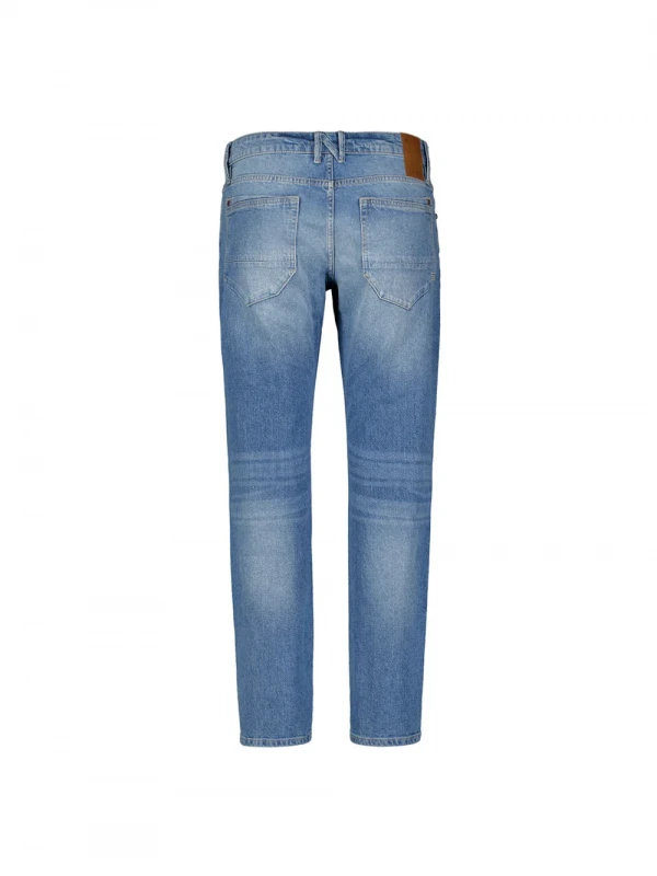 RELAXED FIT STONE USED DENIM LIGHT BLUE