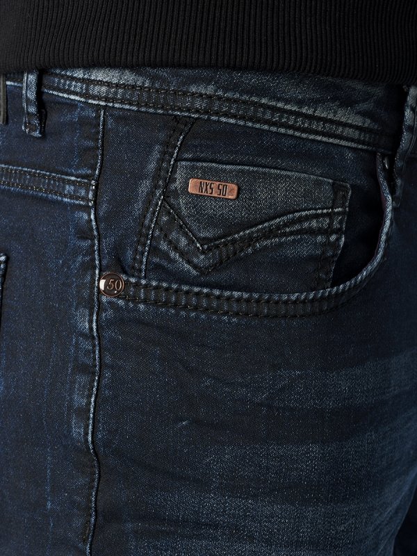 SLIM FIT BLUE BLACK JEAN JOG