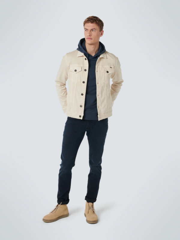 ΜΠΟΥΦΑΝ CREAM DENIM STRETCH