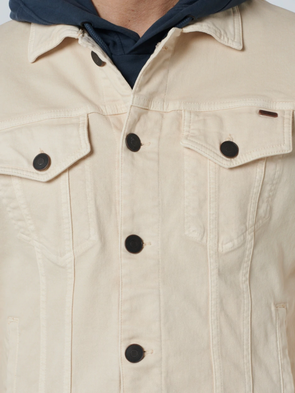 ΜΠΟΥΦΑΝ CREAM DENIM STRETCH