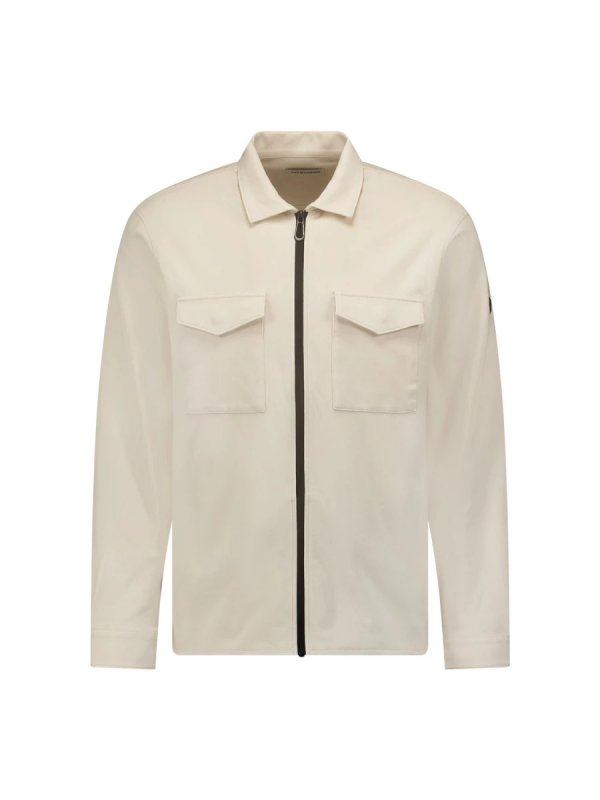 OVERSHIRT ZIPPER CLOSURE SWEAT STRETCH