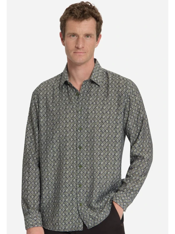 ΠΟΥΚΑΜΙΣΟ ALLOVER PRINTED VISCOSE TWILL