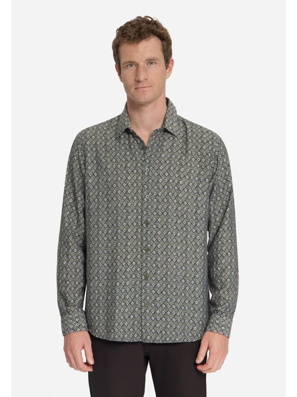 ΠΟΥΚΑΜΙΣΟ ALLOVER PRINTED VISCOSE TWILL