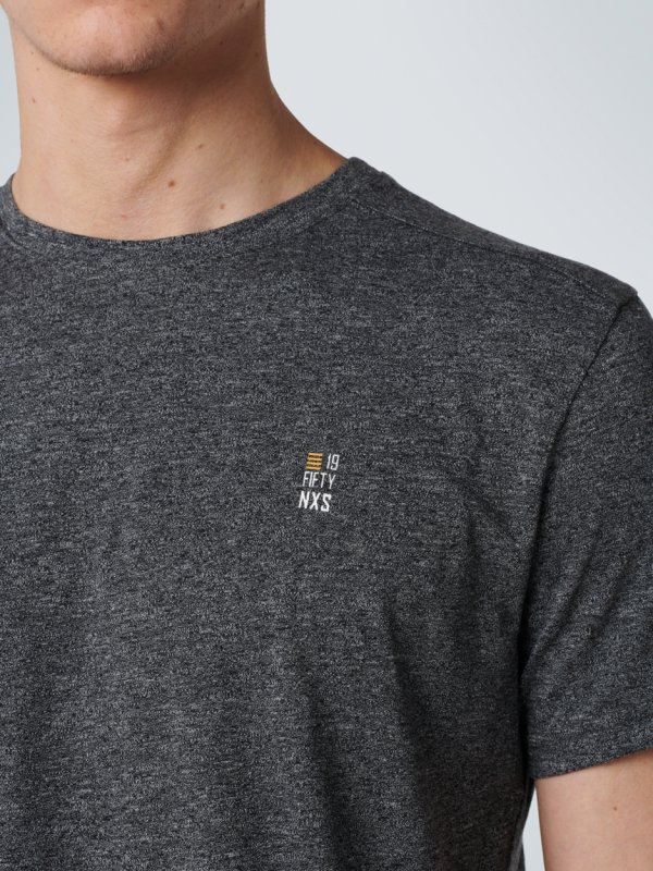 MELANGE T-SHIRT ΑΠΟ ΟΡΓΑΝΙΚΟ ΒΑΜΒΑΚΙ