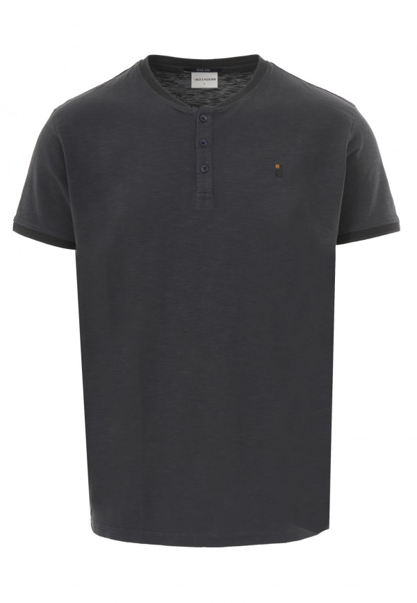 COTTON SLUB YARN GARMENT DYED T-SHIRT GRANDDAD