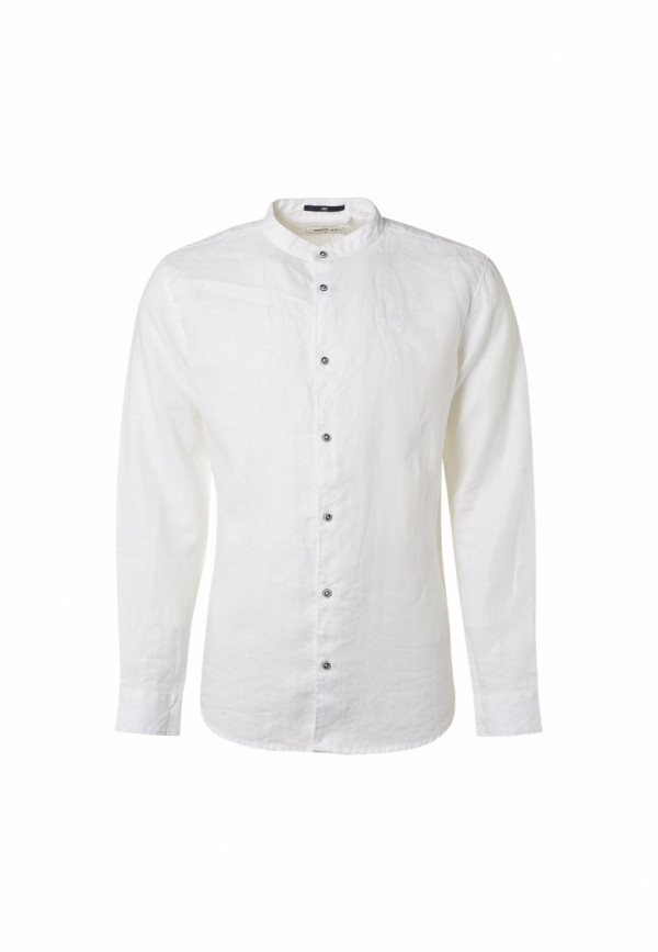 ΛΙΝΟ ΜΑΚΡΥΜΑΝΙΚΟ ΠΟΥΚΑΜΙΣΟ GRANDDAD COLLAR
