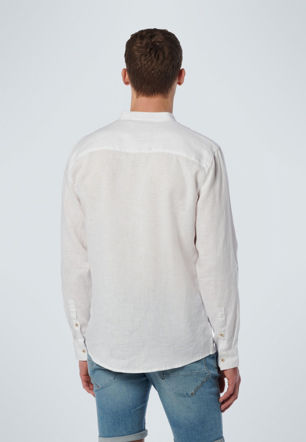 ΛΙΝΟ ΜΟΝΟΧΡΩΜΟ ΠΟΥΚΑΜΙΣΟ GRANDDAD COLLAR