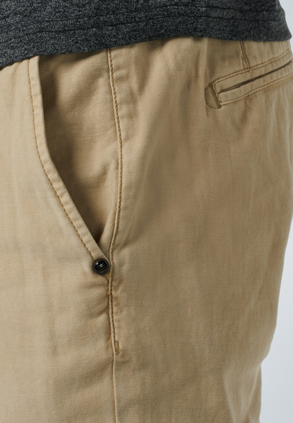 ΠΑΝΤΕΛΟΝΙ GARMENT DYED STRETCH ΑΠΟ ΒΑΜΒΑΚΙ ΚΑΙ ΛΙΝΟ