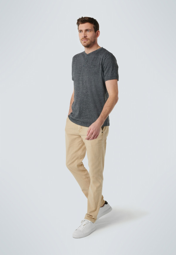 ΠΑΝΤΕΛΟΝΙ GARMENT DYED STRETCH ΑΠΟ ΒΑΜΒΑΚΙ ΚΑΙ ΛΙΝΟ