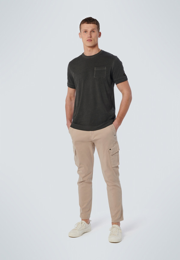 T-SHIRT ΜΕ ΤΣΕΠΑΚΙ GARMENT DYED SPECIAL WASH RESPONSIBLE CHOICE