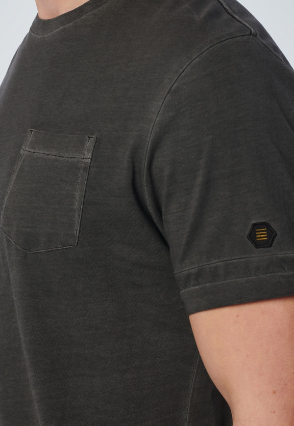 T-SHIRT ΜΕ ΤΣΕΠΑΚΙ GARMENT DYED SPECIAL WASH RESPONSIBLE CHOICE