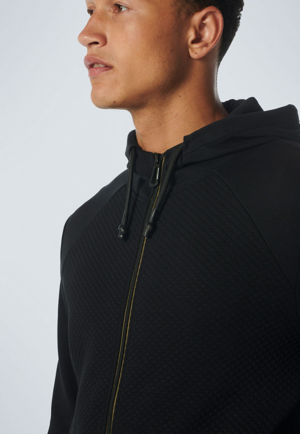 ΦΟΥΤΕΡ ΖΑΚΕΤΑ HOODED DOUBLE LAYER JACQUARD STRETCH