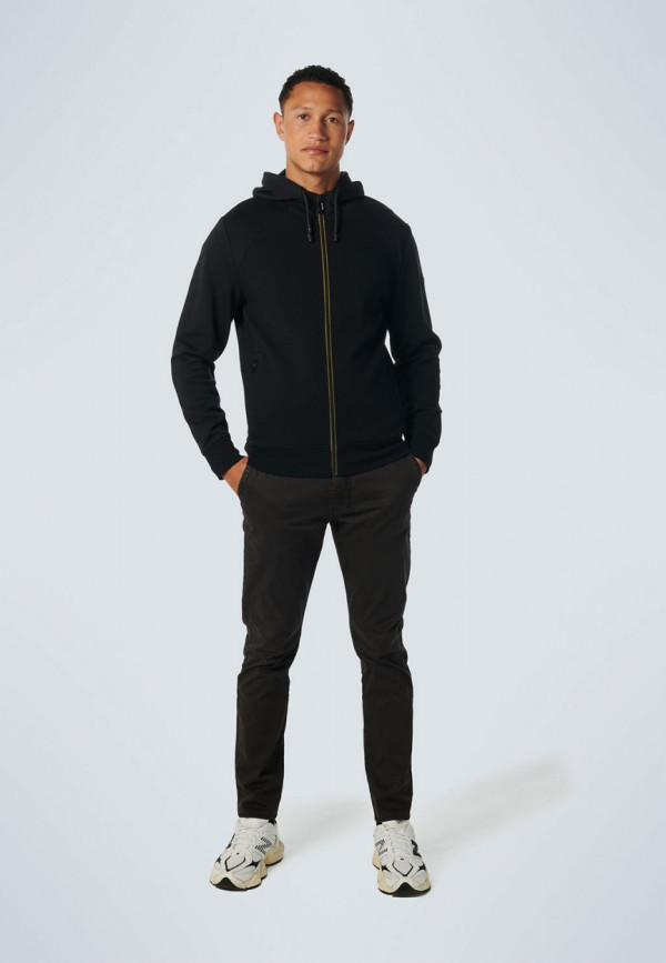 ΦΟΥΤΕΡ ΖΑΚΕΤΑ HOODED DOUBLE LAYER JACQUARD STRETCH