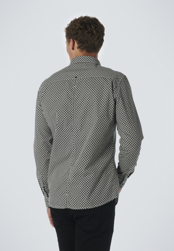 ΜΑΚΡΥΜΑΝΙΚΟ ΠΟΥΚΑΜΙΣΟ STRETCH ALL OVER PRINTED