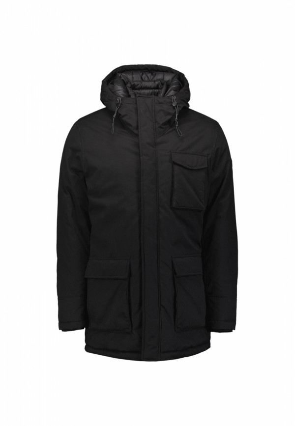 ΑΔΙΑΒΡΟΧΟ ΜΠΟΥΦΑΝ LONG FIT HOODED DOUBLE FRONT CLOSURE