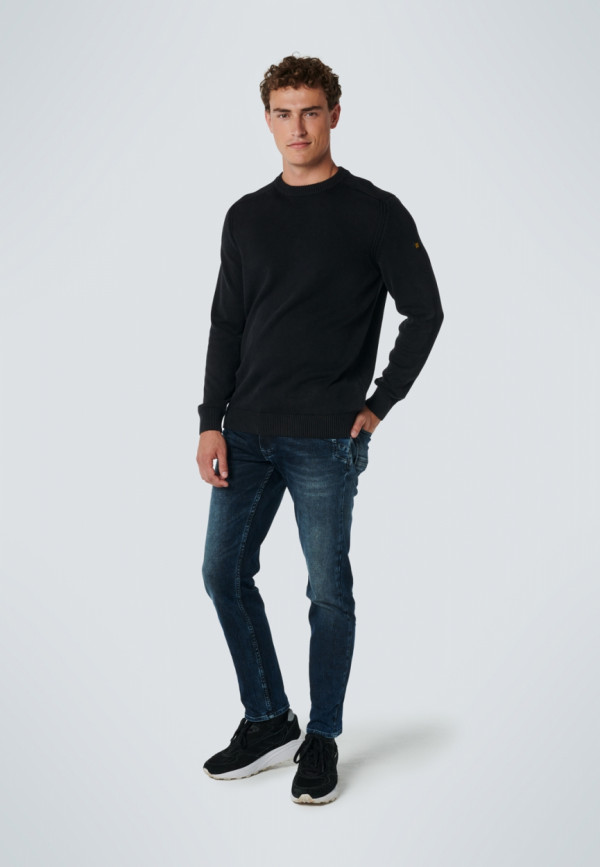 ΒΑΜΒΑΚΕΡΟ ΠΛΕΚΤΟ ΠΟΥΛΟΒΕΡ ΠΕΤΡΟΠΛΥΜΕΝΟ RELIEF GARMENT DYED