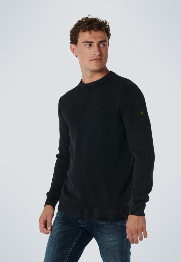 ΒΑΜΒΑΚΕΡΟ ΠΛΕΚΤΟ ΠΟΥΛΟΒΕΡ ΠΕΤΡΟΠΛΥΜΕΝΟ RELIEF GARMENT DYED