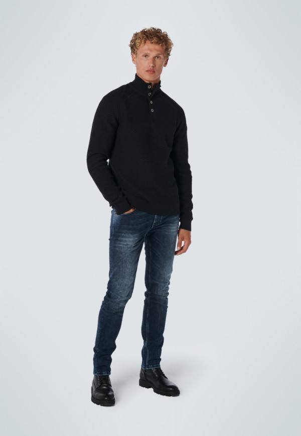 ΠΛΕΚΤΟ ΠΟΥΛΟΒΕΡ ΖΑΚΑΡ HALF ZIP BUTTON