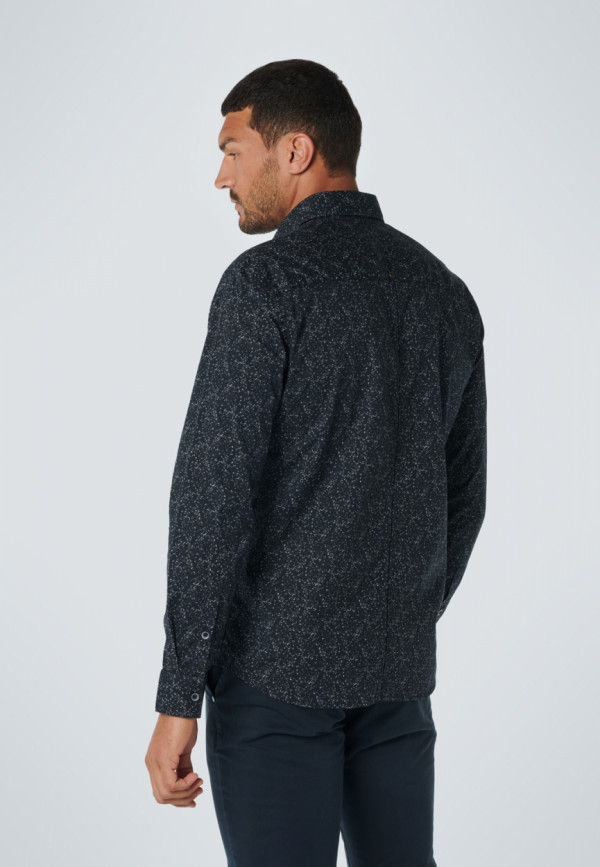 ΜΑΚΡΥΜΑΝΙΚΟ ΠΟΥΚΑΜΙΣΟ STRETCH ALL OVER PRINTED