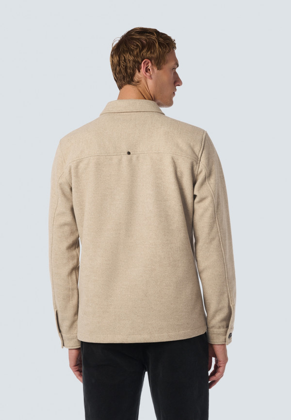 OVERSHIRT BUTTON CLOSURE MELANGE