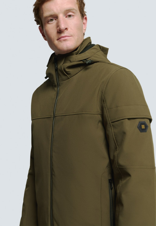 ΑΔΙΑΒΡΟΧΟ ΜΠΟΥΦΑΝ SHORT FIT REMOVABLE HOOD SOFTSHELL STRETCH