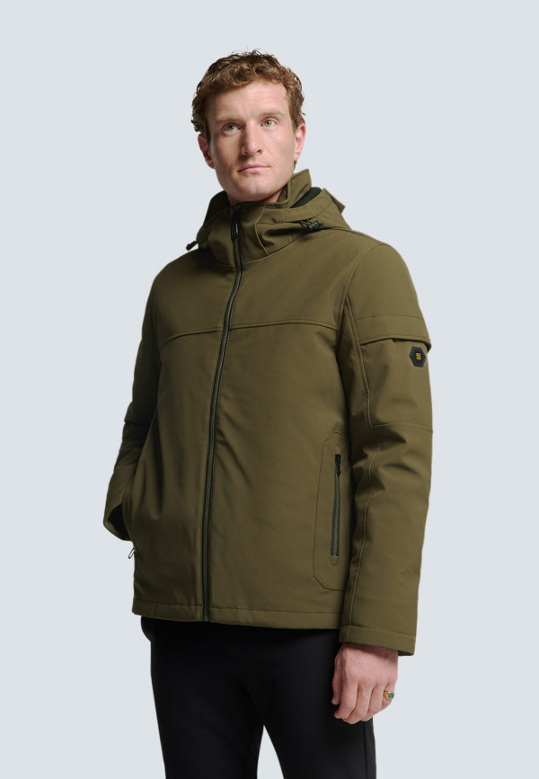ΑΔΙΑΒΡΟΧΟ ΜΠΟΥΦΑΝ SHORT FIT REMOVABLE HOOD SOFTSHELL STRETCH